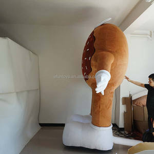 Efun MOQ 1 buah kostum masker donat tiup kustom profesional kostum permen lucu ukuran dewasa untuk promosi Halloween - Product Image 2