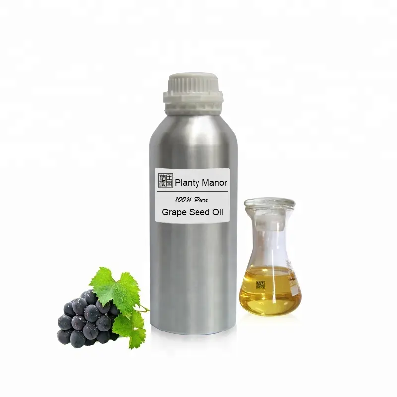 Bulk Organic Cosmetics Grade Grape Seed Oil Carrier And Base Oils In 1Kg 5Kg