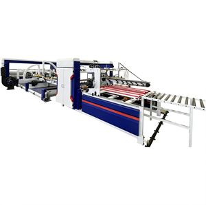 Incollatore per cartelletta automatica nuovo tipo di cartone cartone ondulato cintura alimentatore cartone incollatura macchina - Product Image 3