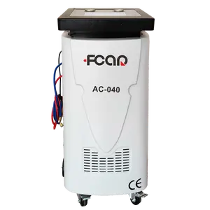 Fcar AC-040 AC Refrigerant Recovery Recycling And Flushing Machine Portable Gas Charging Filling Equipment For All Cars