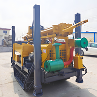 Foreuse rotative DTH diesel RYX d'occasion pour puits d'eau, modèle Rock Crawler, 22 CV, 250 mm x 1200 mm x 500 m, 5000 kg, avec pompe et boîte de vitesses garantie 2 ans