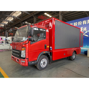 Camion publicitaire LED Howo avec écran LED couleur P4/P5/P6 HQ et boîte LED mobile supérieure personnalisée pour camion - Product Image 2