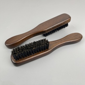 Brosse à <span class=keywords><strong>raser</strong></span> en bois de haute qualité couleur antique <span class=keywords><strong>pour</strong></span> l'entretien de la barbe et l'utilisation à domicile, en salon et à l'hôtel, brosse à poils de sanglier - Product Image 4
