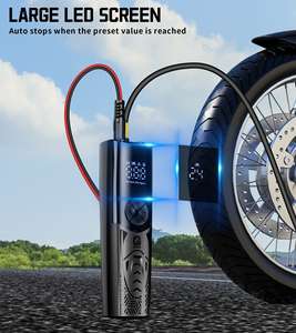 Pompe à air portable pour moto et voiture Kewig personnalisée, <span class=keywords><strong>gonfleur</strong></span> de pneus de voiture 12v, accessoires de moto, pompe de gonflage - Product Image 6