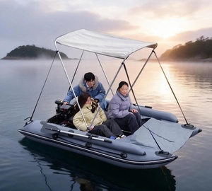 <span class=keywords><strong>Bateau</strong></span> Catamaran Gonflable Robuste pour la Pêche, Fabrication Directe d'Usine, OEM ODM, Taille et Couleur Personnalisables - Product Image 1