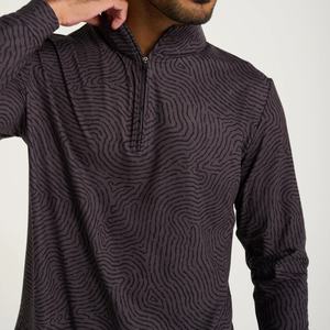 Nouveau Quarter Zip de Golf Masters Relax Personnalisé en Spandex, Coupe Slim, Imprimé sur toute la surface, Bonne élasticité - Product Image 4