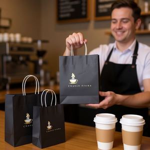 Custom Tea and Cocoa <b>Paper</b> Bags 1oz Solid Luxury Packaging with Premium Wrapping <b>Paper</b> for Gift Sets - Product Image 1