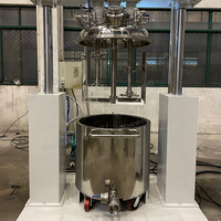 Mélangeur Agitateur Sous Vide 300L à Trois Axes pour Scellant Silicone, Grattoir Mural, Double Disperseur, Machine de Production