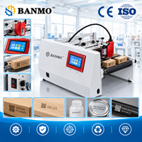 Machine de codage automatique à jet d'encre BANMO pour l'impression de codes QR, de codes-barres et de dates de lot sur cartons, bouteilles en plastique, boîtes métalliques et emballages en bois