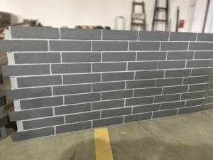 NEU-revestimiento de espuma de poliuretano para pared, <span class=keywords><strong>ladrillo</strong></span> Artificial de imitación, color <span class=keywords><strong>blanco</strong></span>/gris antiguo, a precio de fábrica - Product Image 4