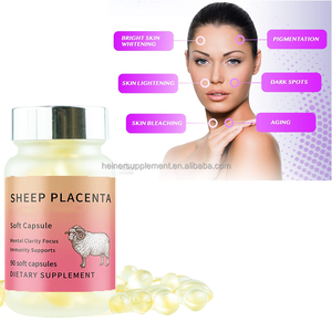 Ausreson lal 100% doğal koyun plasentası ekstresi takviyeleri cilt beyazlatma kremi kozmetik koyun plasenta Softgel - Product Image 2