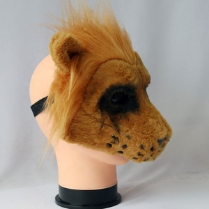 <span class=keywords><strong>Leone</strong></span> che si muove la bocca mezza faccia <span class=keywords><strong>maschera</strong></span> in pelliccia sintetica Cosplay scenografia <span class=keywords><strong>maschera</strong></span> <span class=keywords><strong>maschera</strong></span> Costume animale per festa di carnevale - Product Image 5