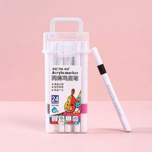 Juego de Rotuladores de Acuarela Apilables, Marcadores Acrílicos de Colores Opacos, Herramienta de Pintura Artística para Jardín de Niños - Product Image 4