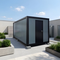 Installation rapide, emballage pour maison, conteneur mobile pliable de 20 pieds, bureau pliable, expédition économique, maisons conteneurs pliables