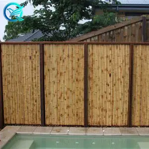 22-35mm cheap price split bamboo garden fence / fencing panel