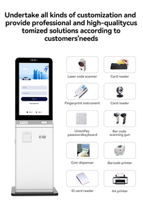 Chất lượng cao 21.5 inch cáp điện thiết bị đầu cuối Uốn Tóc bồng máy bán tự động dây thiết bị đầu cuối hỗ trợ in vé - Product Image 4