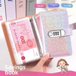 <span class=keywords><strong>Nouveau</strong></span> Portefeuille de rangement pour billets de banque commémoratifs, étanche, grande capacité, avec serrure à combinaison, pour dépôt d'espèces, idéal pour la finance, cadeau, vente en gros - Product Image 2