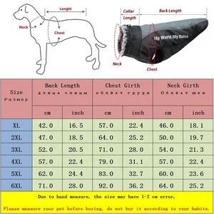 Vêtements imperméables pour grand chien, manteau d'hiver pour chien avec harnais, col en fourrure, vêtements chauds pour animaux de compagnie, veste pour grand chien, Costume de bouledogue <span class=keywords><strong>Labrador</strong></span> - Product Image 6