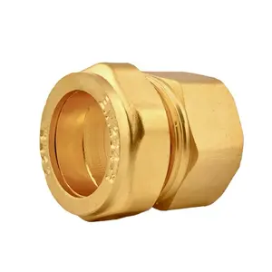 China Supplier Female Thread Coupling Brass Compression Fitting Assortment Kit Furniture Pipe Fittings