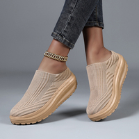 Chaussures de sport décontractées personnalisées à enfiler, demi-mules, respirantes et légères pour couple, idéales pour la course et le tennis en extérieur pour femme