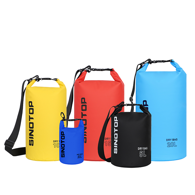 Logotipo personalizado a prueba de agua de poliéster TPU 5l 10l 15l 20l bolsas secas al aire libre 500 PVC bolsa impermeable bolsa seca