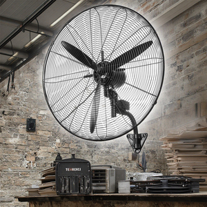 Ventilateurs muraux industriels 20/26/30 pouces avec télécommande, 3 vitesses, moteur AC robuste, pour extérieur et usage domestique, en cuivre/aluminium, robuste, AC M - Product Image 6