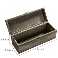 Boîte à vin vintage en bois brûlé pour une bouteille, avec couvercle à charnière, coffret de rangement en bois pour vin, boîte cadeau pour mariage et emballage de fête