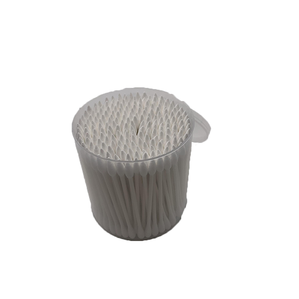 Одноразовый ватный тампон, косметическая ватная палочка, домашняя коробка с круглым наконечником и двойным наконечником, чистящий тампон, совок для ушей, ватная палочка