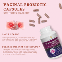 Complément Probiotique Marque Blanche pour Femmes – Soin Intime Féminin Équilibré pH – Capsules Probiotiques Vaginales pour Femmes