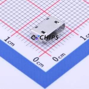 U-F-M5DS-W-5 USB Connector SMD Connector ( Connector Type: Micro-B )( Protocol Standard: USB 2.0 )( Gender: Female ) - Product Image 1