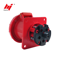 Steker & Soket Industri 4 Pin 3P+E IP67 3 Fasa Steker dan Soket Industri Soket Industri 63 Amp Harga