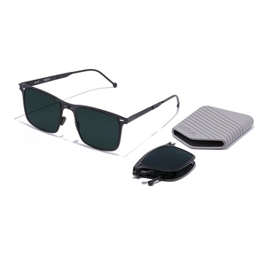 <span class=keywords><strong>Occhiali</strong></span> <span class=keywords><strong>da</strong></span> <span class=keywords><strong>Sole</strong></span> Pieghevoli Polarizzati <span class=keywords><strong>da</strong></span> Uomo in Metallo Ultra Sottile con Logo Personalizzato - Product Image 3