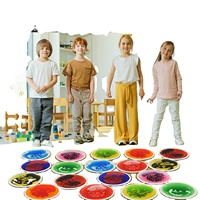 Outils sensoriels besoins spéciaux autisme sol sensoriel tapis liquide carrelage tapis d'activité pour enfants tapis de jeu