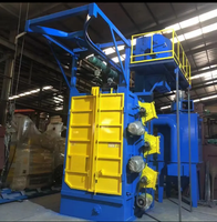 Machine de sablage à crochet Q37 pour le nettoyage des bouteilles de gaz et des jantes de voiture