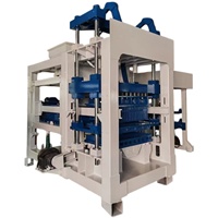 Máquina Automática para Bloques de Cemento QT10-15 con Control PLC