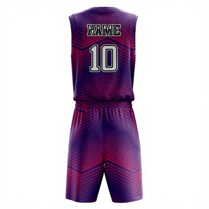 Maillots de basket-ball réversibles en gros, derniers modèles, logo personnalisé et numérotés, maillots de basket-ball réversibles pour hommes - Product Image 2