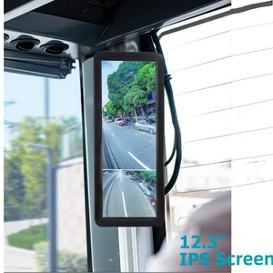 12.3 inch HD điện tử gương xe tải DVR Video Recorder đảo ngược máy ảnh 1080P <span class=keywords><strong>Rear</strong></span> <span class=keywords><strong>View</strong></span> hệ thống xe buýt điểm mù RV gương - Product Image 6