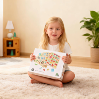 Jouets éducatifs Montessori en bois pour enfants, planche de reconnaissance des formes, conforme aux normes CE CPC EN71