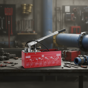 Bomba Hidráulica Manual de Prueba de 50 Bar, 726 Psi, Tanque de 3.2 Galones (45 ml), 1/2 Pulgada BSP para Equipos de Prueba de Tuberías - Product Image 2