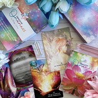 Jeu de cartes de tarot en papier recyclable avec impression de logo personnalisé en feuille d'or, avec guide, cartes du roi adaptées aux familles