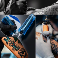 Sacs pour stylos de tatouage UINK, 200 pièces, enveloppes en plastique pour artistes tatoueurs, vente en gros, personnalisation OEM/ODM