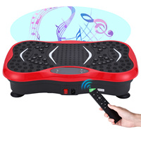 Profesional pequeño Fitness Blue Tooth vibración placa portátil ejercicio vibración plataforma máquina