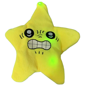 Juguete de Peluche Estrella de Seis Colores Vibrantes, se Agita, Brilla y Reproduce Música al Tocarlo, Juguete Interactivo Divertido y un Regalo Festivo Encantador - Product Image 1
