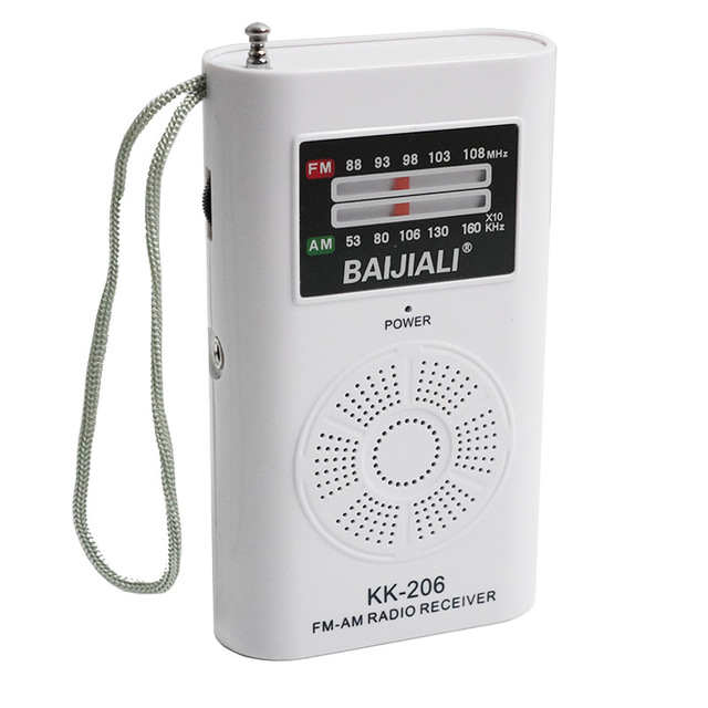 Portable Radio, Vintage Pointer Radio, Small Multifunctional FM/AM Radio