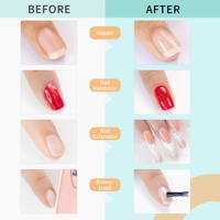 Kit de 2 Gels UV Constructeurs de Couleur pour Ongles, Vente en Gros Usine, OEM ODM, Logo Personnalisé, Longue Durée, Non Toxique, Base Coat Soak-off