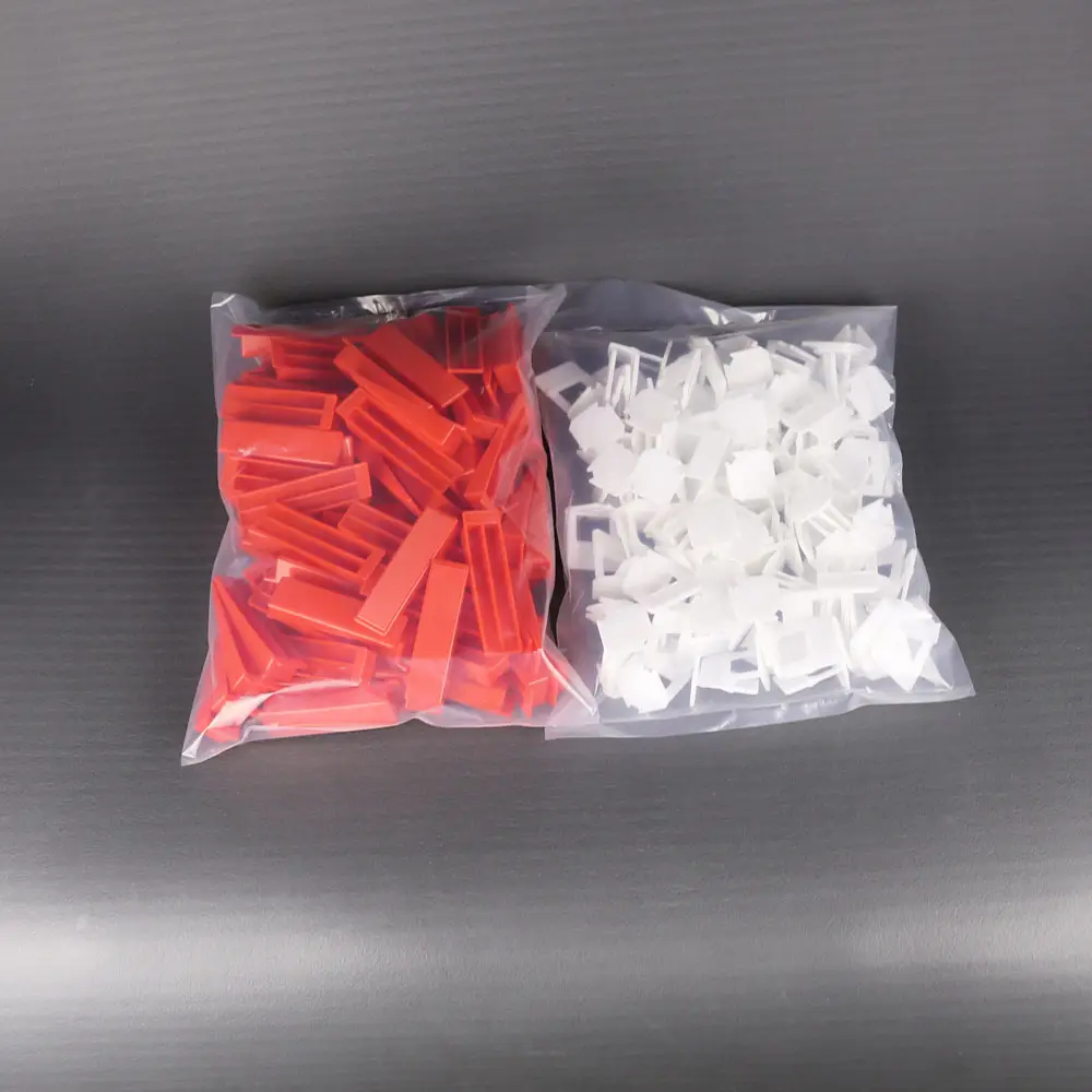 5Mm Porseleinen Vloer Leveler Keramische Tegel Nivellering Clip Systeem Tegel Pp Materiaal Zelfnivellerend Systeem Tegel Spacer Wig Kruis