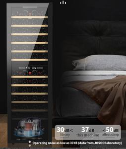 Nuevo Refrigerador de <span class=keywords><strong>Vino</strong></span> de Doble Zona 2026, 36 dB, Clase F, Negro, Refrigerador de <span class=keywords><strong>Vino</strong></span> Independiente - Product Image 6