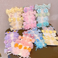 Jepit rambut anak lucu, 10 Pcs/set, jepit rambut anak, hadiah Aksesori jepit rambut kartun