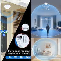 Timbre con Sensor de Movimiento Inalámbrico de 5.8GHz, Detector de Radar para Tiendas, Almacenes, Oficinas, Seguridad, Alerta Antirrobo