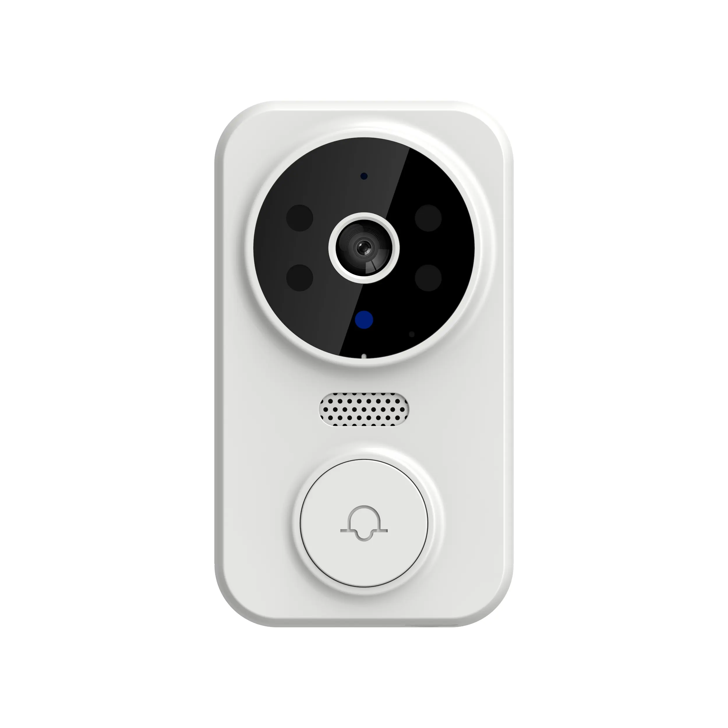 Sécurité domestique sans fil Dingdong Caméra de sonnette visuelle Interphone Téléphone de porte Tuya Smart Wifi Anneau Vidéo Sonnette M8